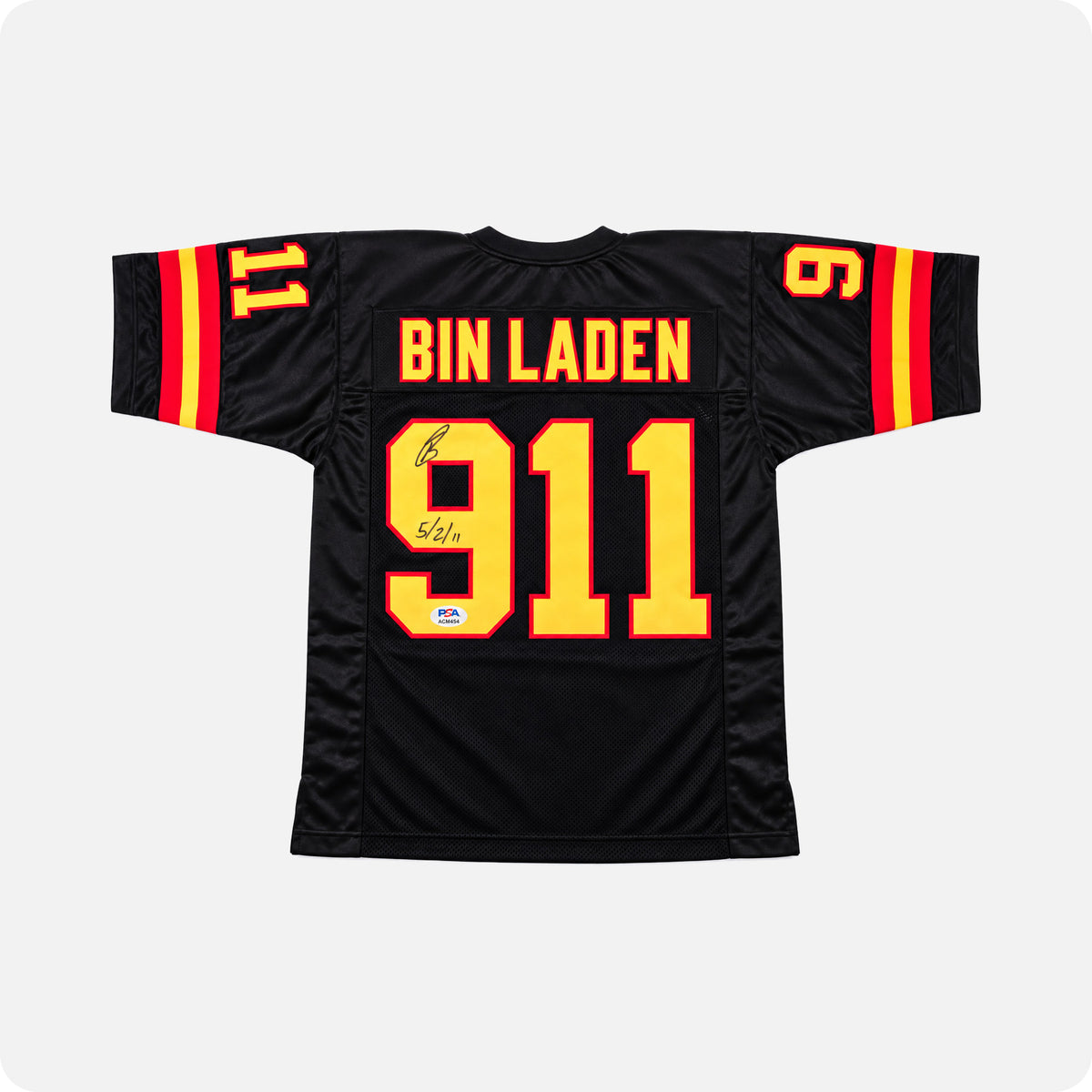 Robert O'Neill Signed "Bin Laden" 5/2/11 Tribute Jersey — 3
