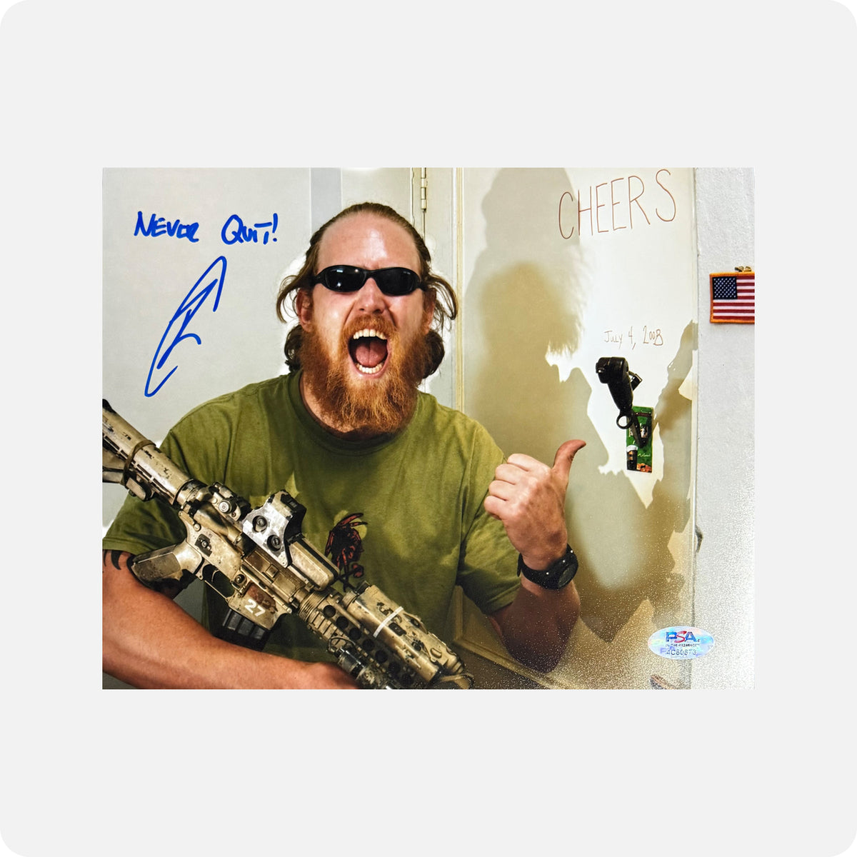 Robert O'Neill Signed Special Ops 8x10 Photo — 22