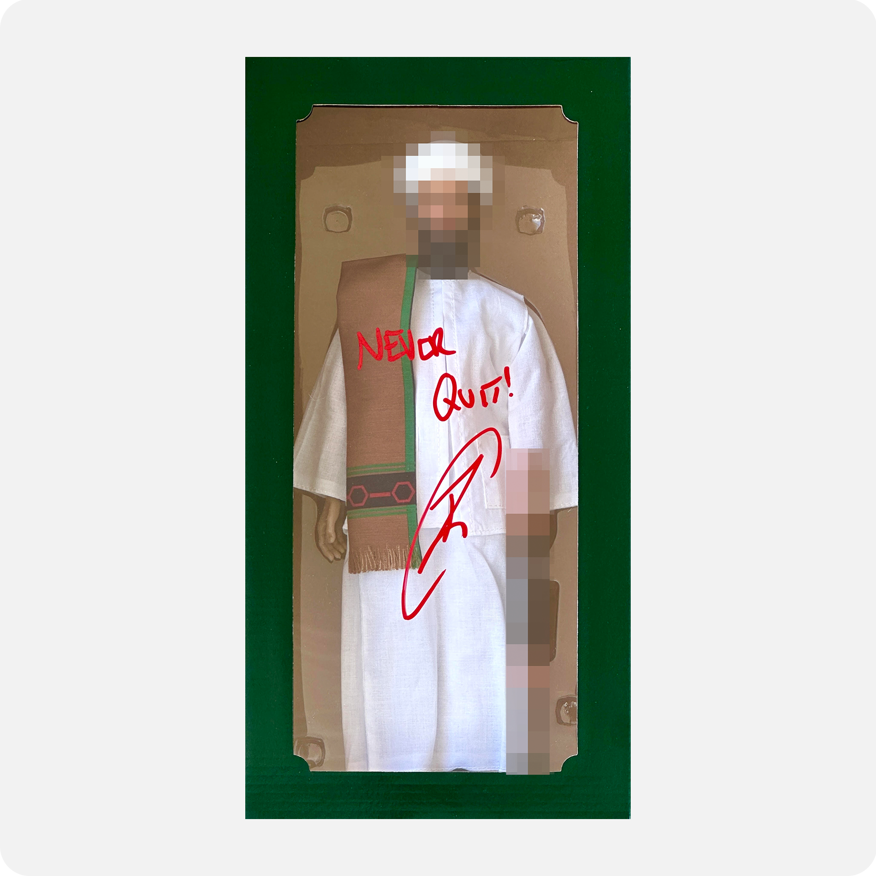 Robert O’Neill Signed Limited Edition /911 OBL 1:6 Scale 12” Figure (SENSITIVE PARTS OF IMAGE HAVE BEEN TEMPORARILY BLURRED OUT)