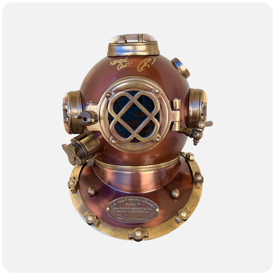 Robert O'Neill Signed Vintage U.S. Navy SEAL Replica Frogman Diver Robert O'Neill Signed Vintage U.S. Navy SEAL Replica Frogman Diver