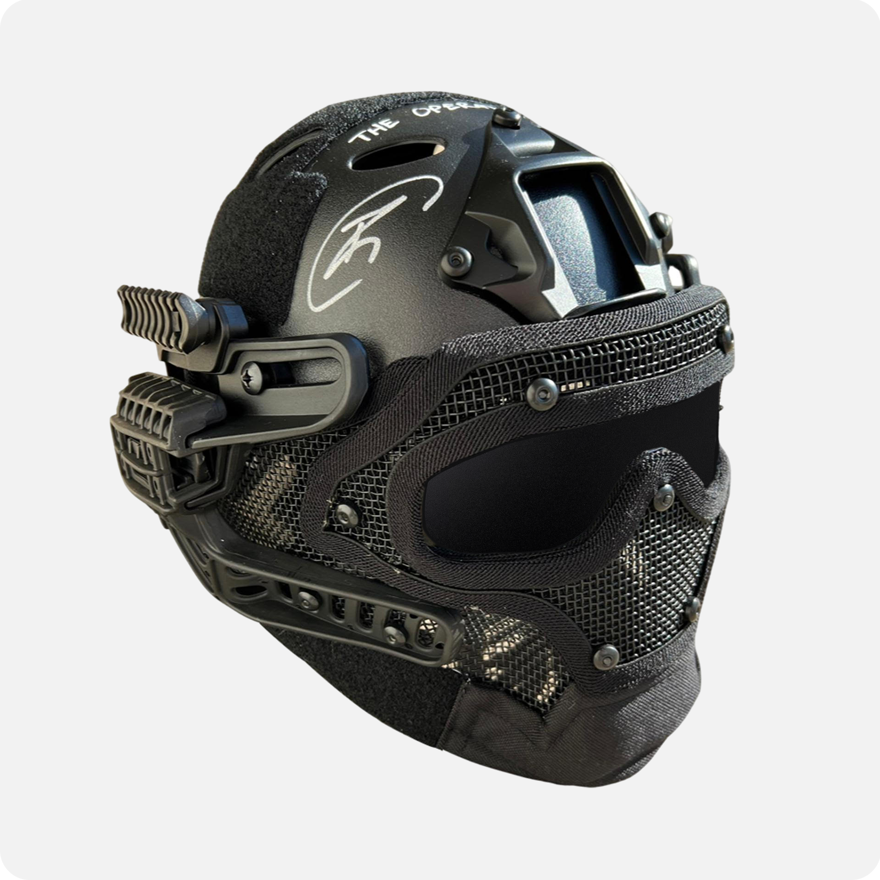 Robert O'Neill Signed LE "911/911" Navy SEAL Midnight Raid Bump Helmet