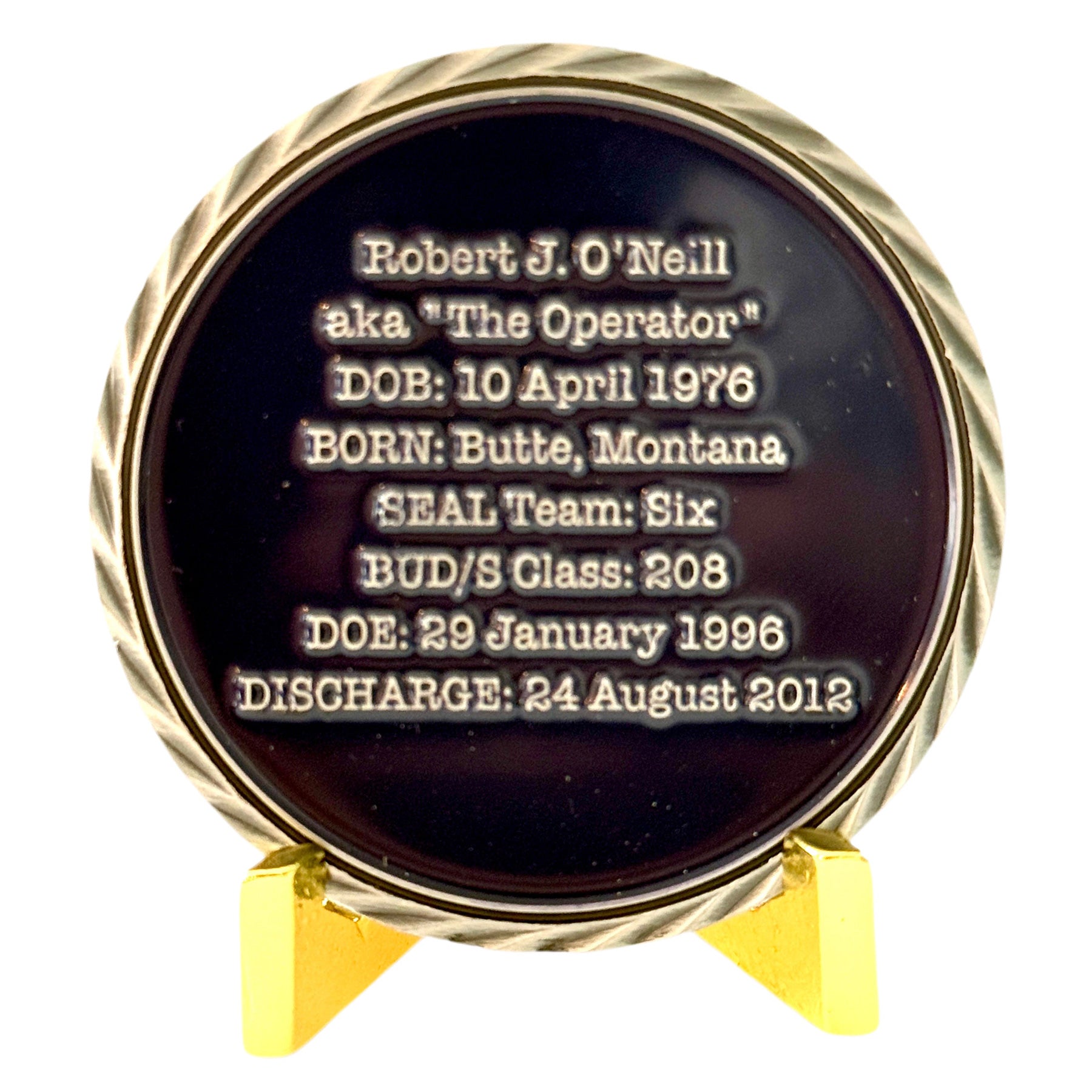 Robert O'Neill LE/911 "The Operator" Challenge Coin