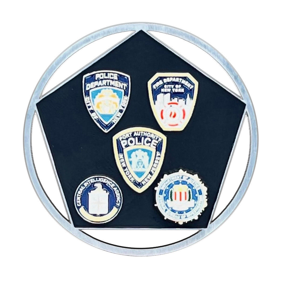 September 11th LE/911 "Lost In Attack" Challenge Coin