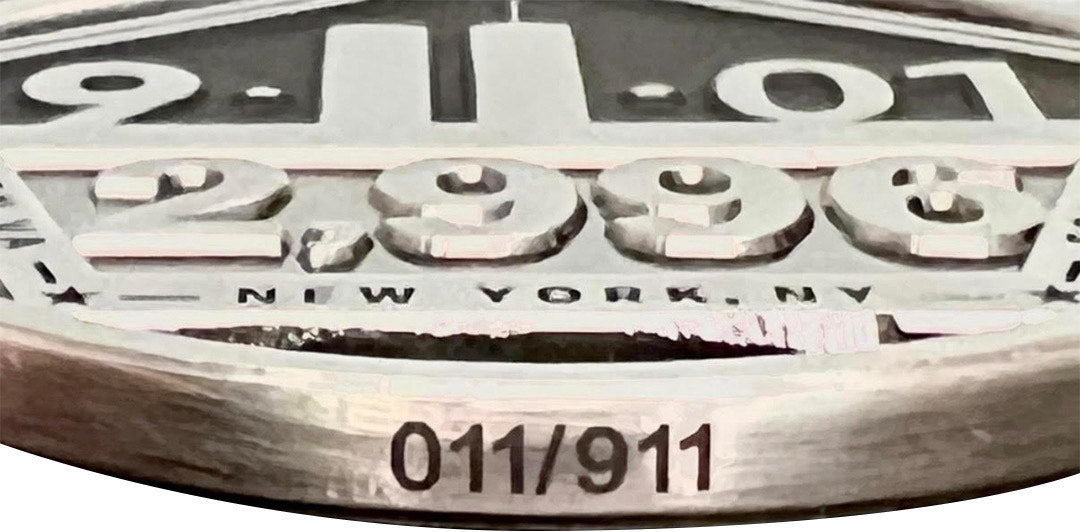 September 11th LE/911 "Lost In Attack" Challenge Coin