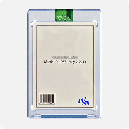 Robert O’Neill Signed Limited Edition /911 “ROT IN HELL” New York Daily News Cover Trading Card (SENSITIVE PARTS OF IMAGE HAVE BEEN TEMPORARILY BLURRED OUT)