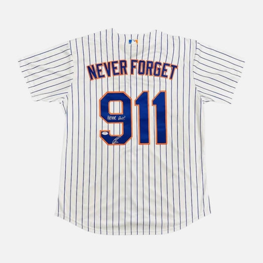 Robert O'Neill Signed New York Mets "Never Forget" 9/11 Jersey