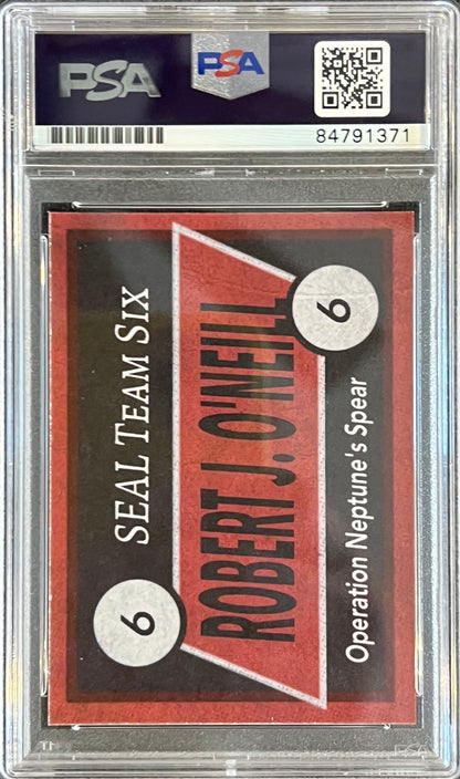 Robert O’Neill Signed Limited Edition /911 OBL TIME Magazine Trading Card (SENSITIVE PARTS OF IMAGE HAVE BEEN TEMPORARILY BLURRED OUT)