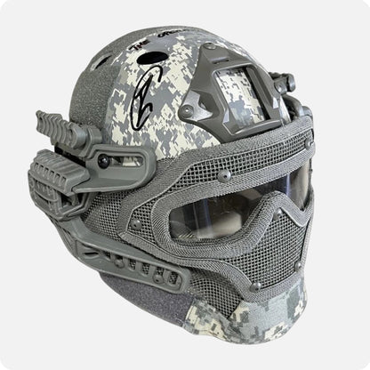 desert storm motorcycle helmet Robert O'Neill Signed U.S. Navy SEAL Desert Storm Tactical Bump Helmet – The Operator Collection