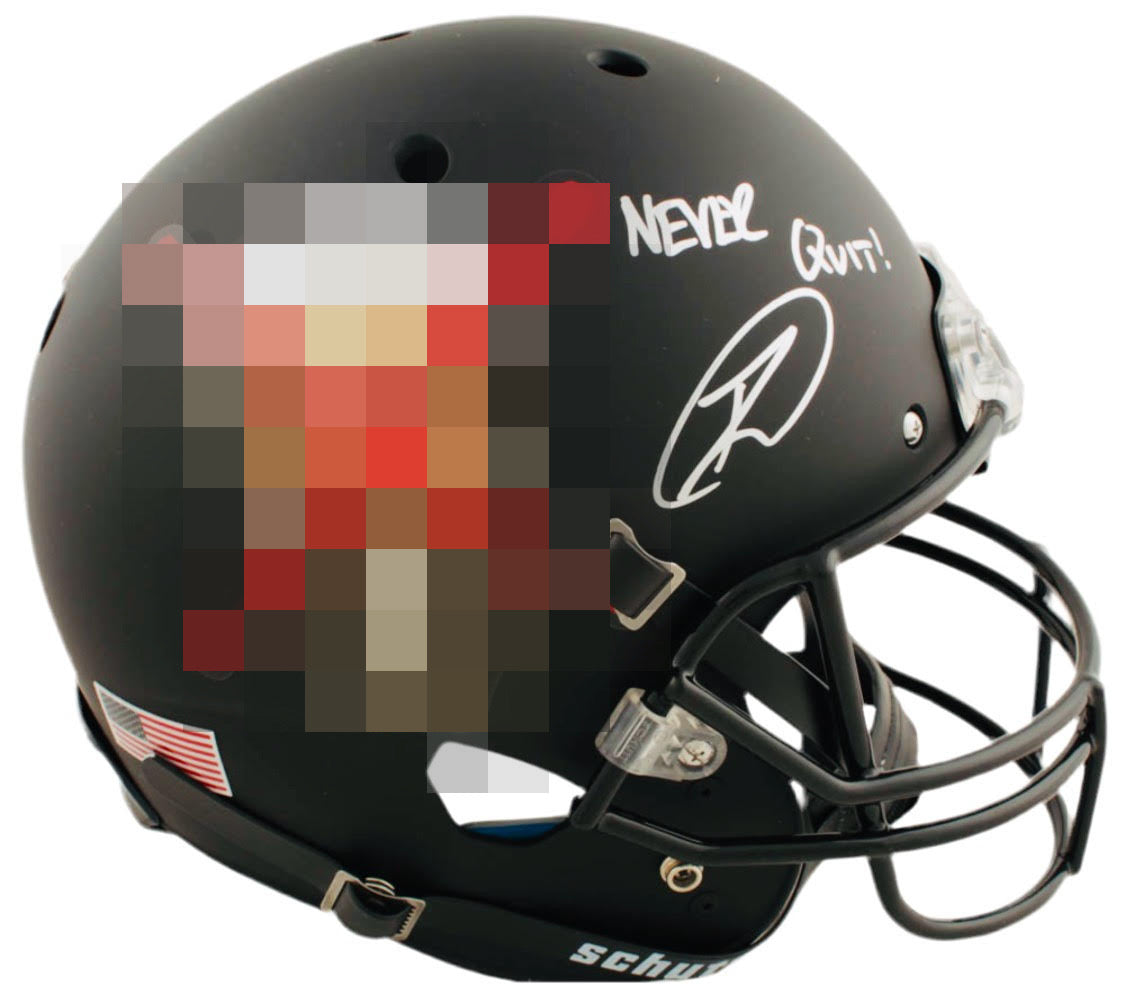 Robert O'Neill Signed "OBL" Full Size Helmet (SENSITIVE PARTS OF IMAGE HAVE BEEN TEMPORARILY BLURRED OUT)