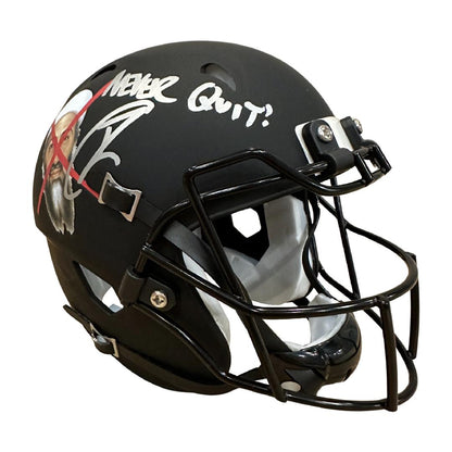 Robert O’Neill Signed “OBL” Mini Helmet (SENSITIVE PARTS OF IMAGE HAVE BEEN TEMPORARILY BLURRED OUT)