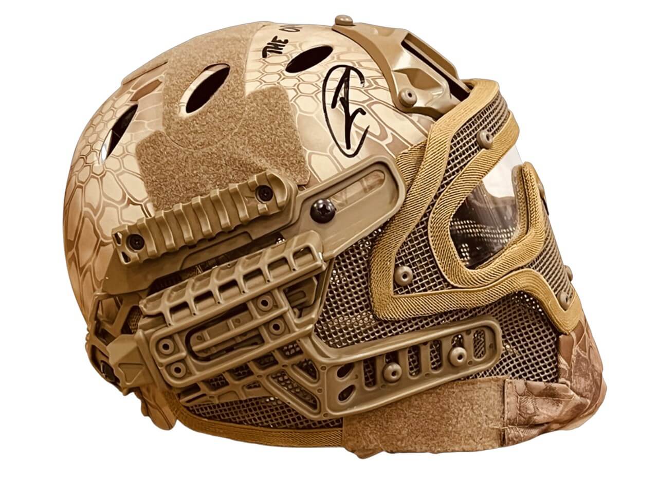 Robert O'Neill Signed U.S. Navy SEAL Desert Python Tactical Bump Helmet