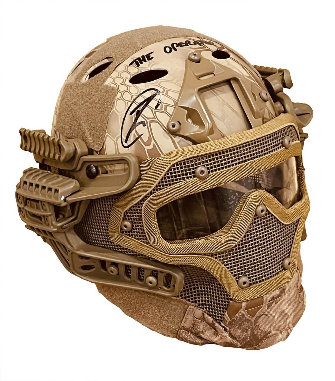 Robert O'Neill Signed U.S. Navy SEAL Desert Python Tactical Bump Helmet