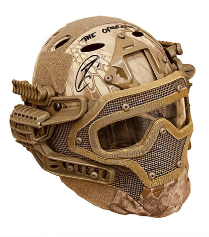 Robert O'Neill Signed U.S. Navy SEAL Desert Python Tactical Bump Helmet