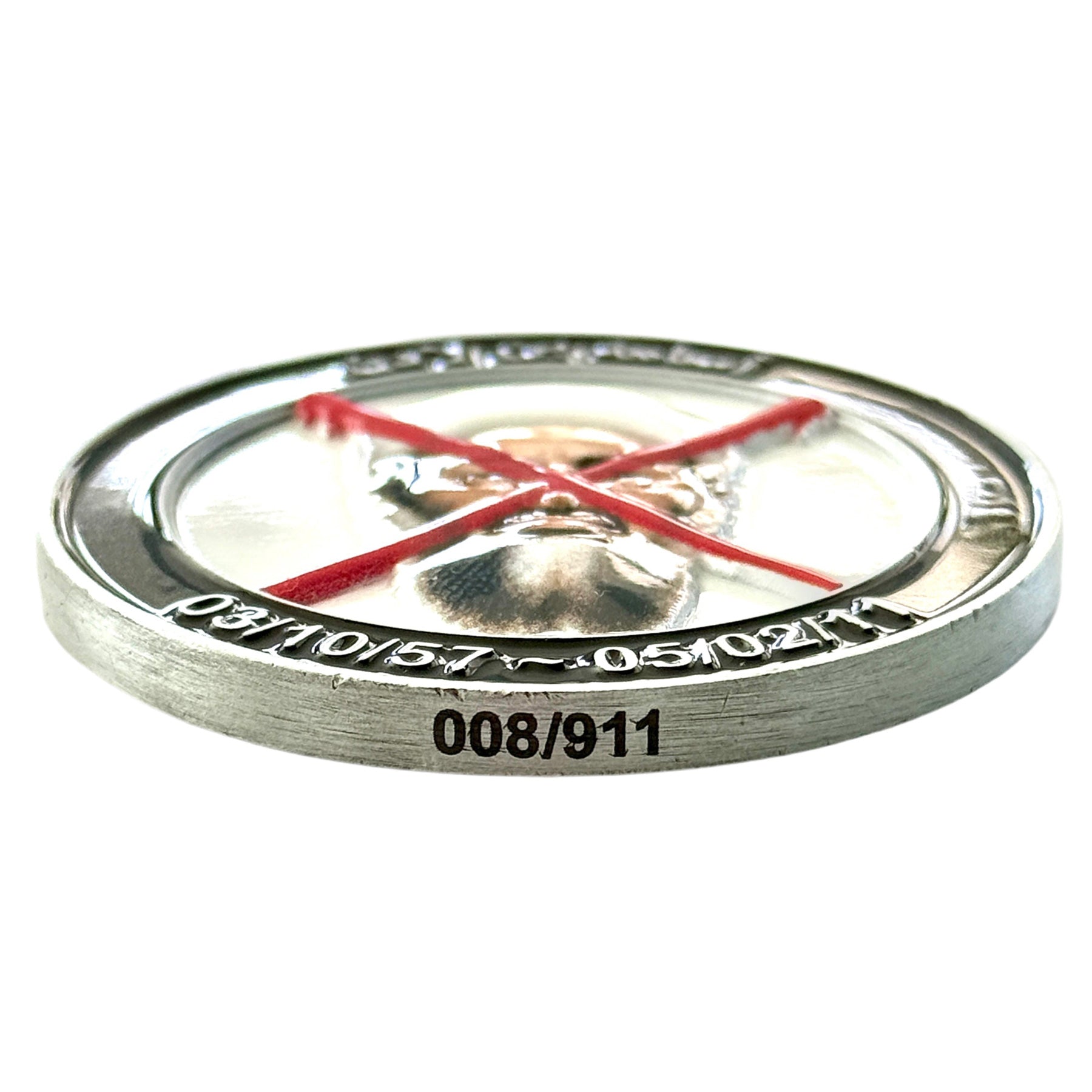 OBL LE/911 "Operation Neptune's Spear" Challenge Coin (SENSITIVE BBC PARTS OF IMAGE HAVE BEEN TEMPORARILY BLURRED OUT)