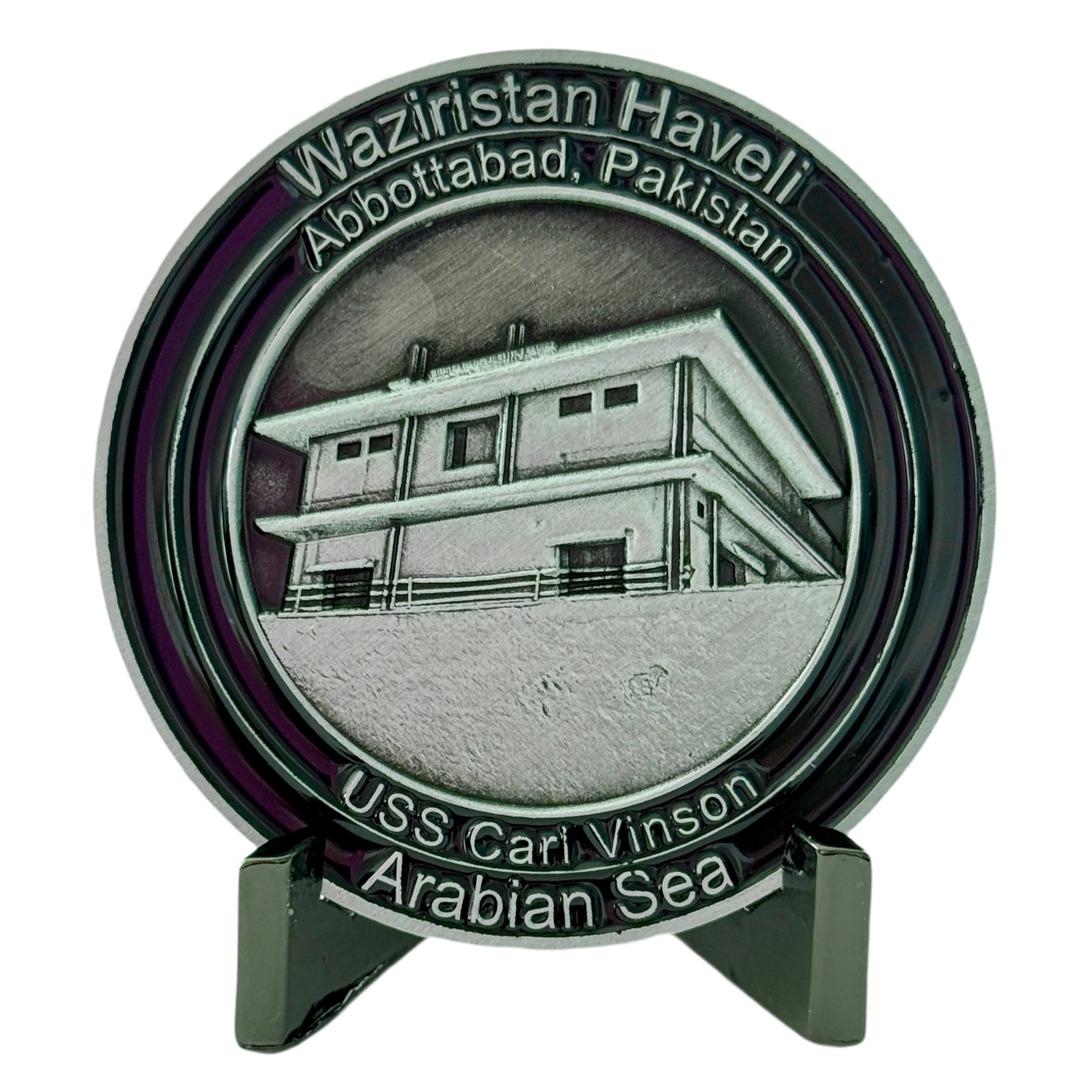 OBL LE/911 "Operation Neptune's Spear" Challenge Coin (SENSITIVE BBC PARTS OF IMAGE HAVE BEEN TEMPORARILY BLURRED OUT)
