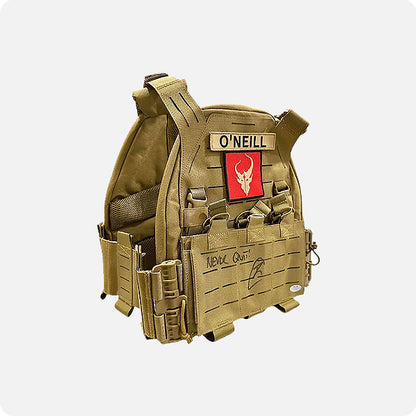 Robert O’Neill Signed Desert Tan Tactical Armor Carrier Vest