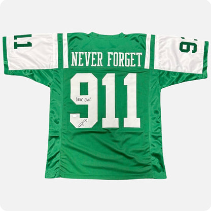 Robert O'Neill Signed "Never Forget 911" New York Jets Jersey