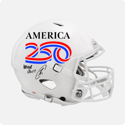 (PRE-ORDER * Ships Late Summer) Robert O’Neill Signed “America 250th” Mini Helmet