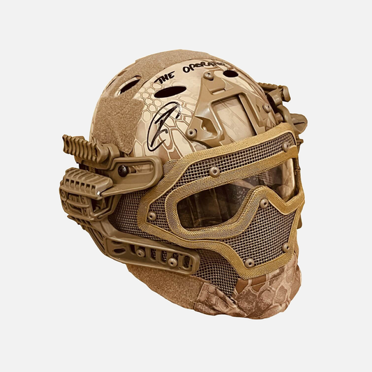 Robert O'Neill Signed U.S. Navy SEAL Desert Python Tactical Bump Helmet