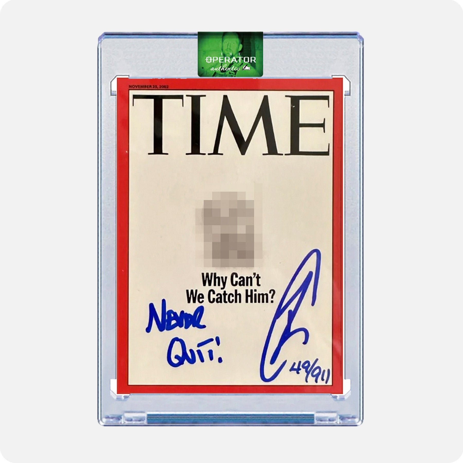 ★直筆サイン入り◆DAILY:DIRECTION◆FIRST:DELIVERY Robert O'Neill Signed Limited Edition /911 “Why Can't We Catch Him